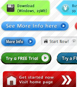 HTML XP Style Navigation Bar Homepage Buttons