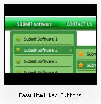 Blue Web Button HTML Gif Button Menu