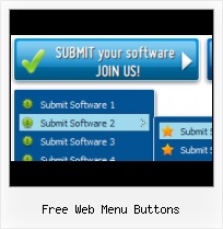 Green Web Button Web Page Blue Button
