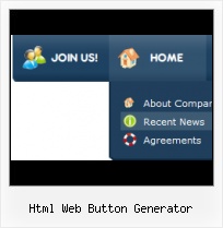 Button For Web Doppio Menu Elenco HTML