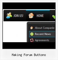 Glossy Button Javascript Rollover Site Navigation